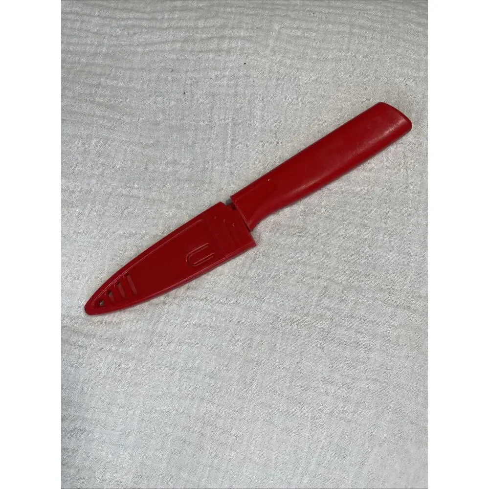 Kuhn Rikon Colori 4 Inch Paring Knife Red